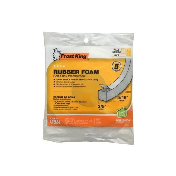 Thermwell Products 38x516 BLK Foam Tape R538H - main